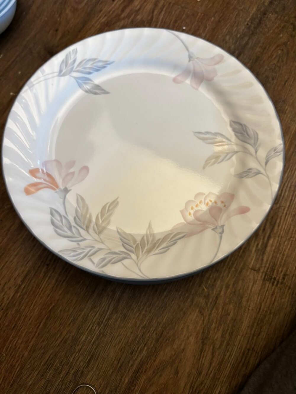 Lot 5 Corelle Pink Trio Bread Dessert Plate